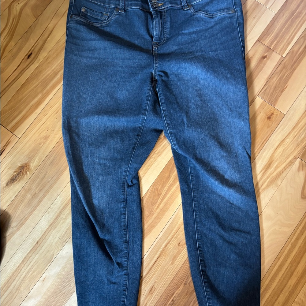 Torrid Dark Blue Skinny Jeans